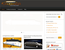 Tablet Screenshot of limopreneur.com